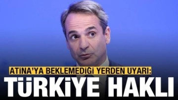 Yunanistan'a beklemediği yerden uyarı: Türkiye haklı