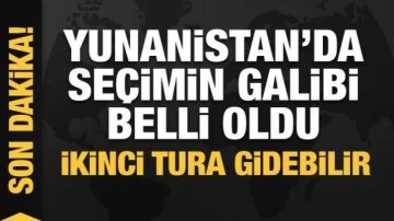 Yunanistan'da seçimin kazananı belli oldu! 2. tura gidebilir