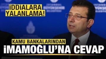 Ziraat Bankası ve Halkbank'tan İmamoğlu'nun iddialarına cevap